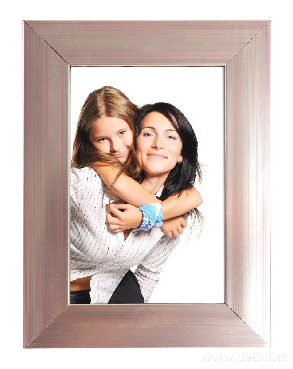 Dřevěný fotorámeček, metalic – náhled 2 | Grand Móda