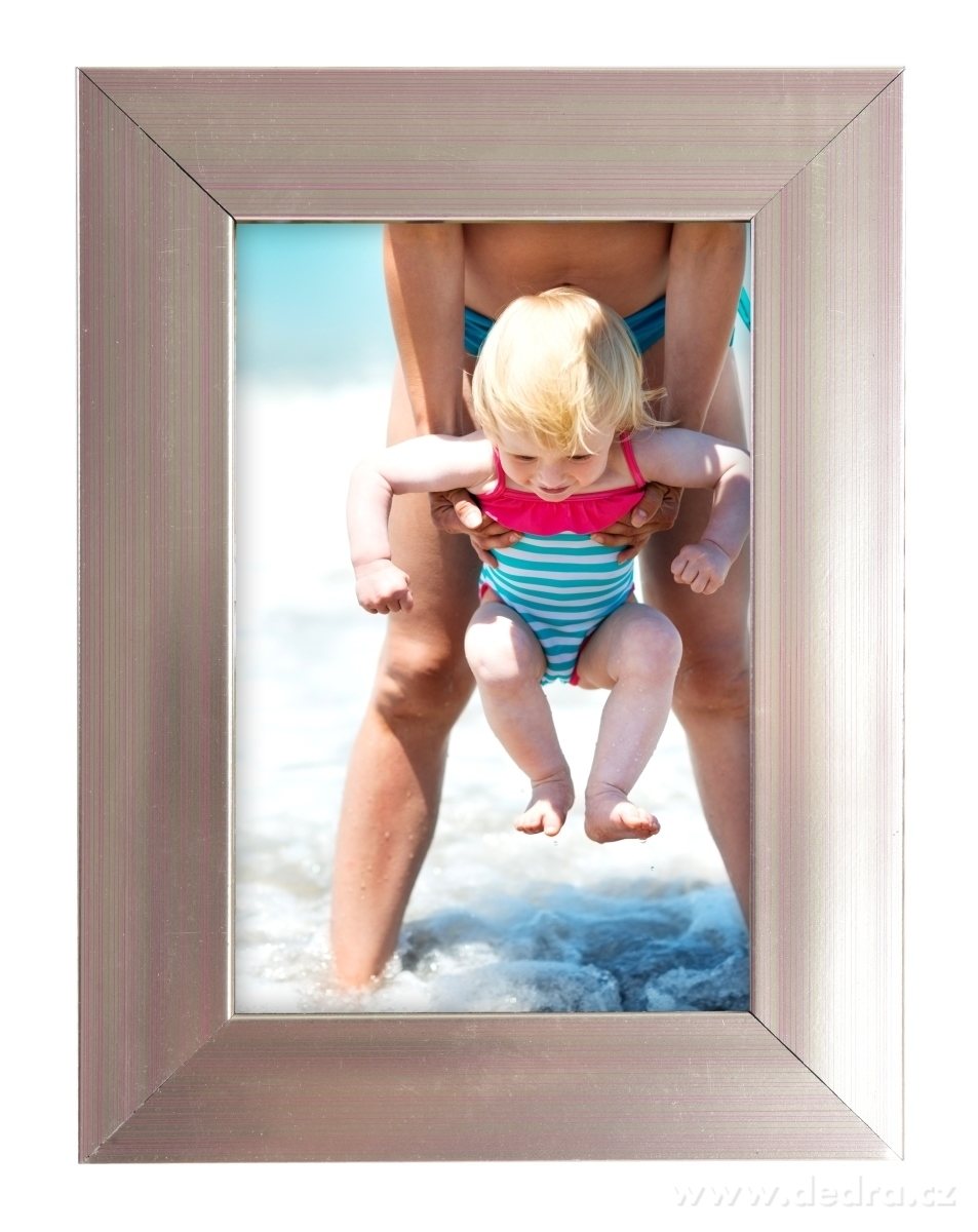 Dřevěný fotorámeček, metalic – náhled 3 | Grand Móda