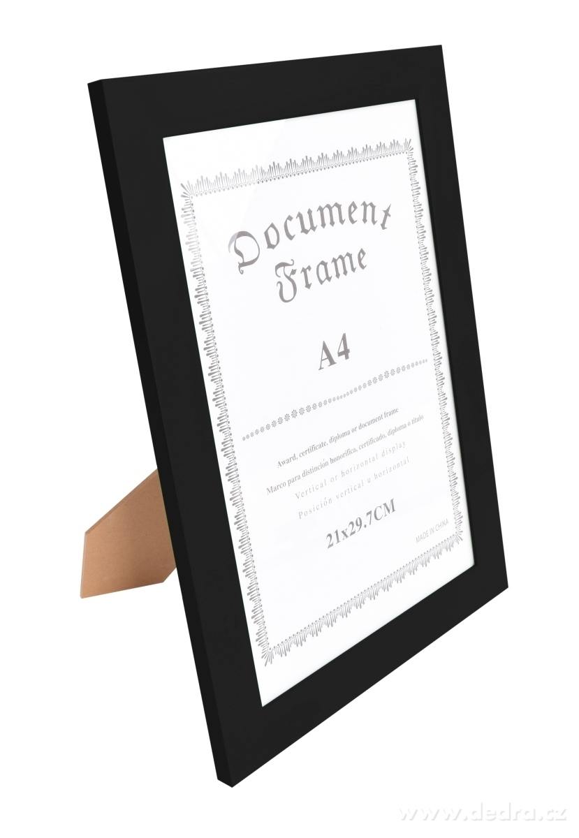 Dřevěný fotorámeček, černý | Fotorámečky | Grand Móda