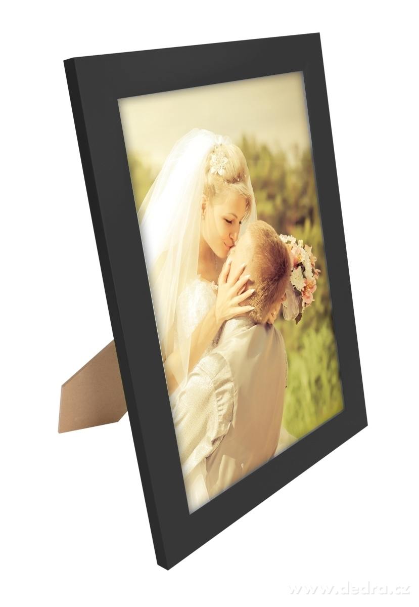 Dřevěný fotorámeček, černý – náhled 2 | Grand Móda
