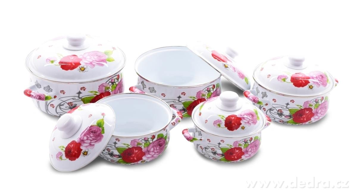 10 dílná sada, smaltovaných hrnců – náhled 2 | Grand Móda