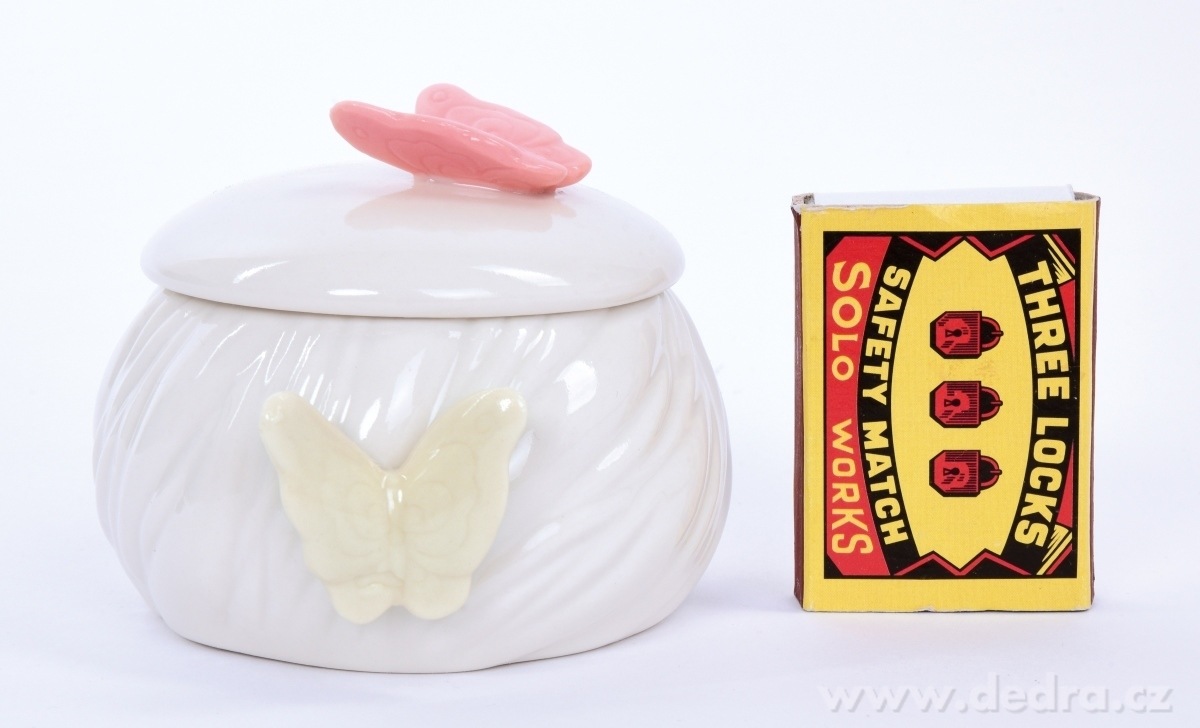 DÓZA s víkem, BUTTERFLY COLLECTION – náhled 5 | Grand Móda