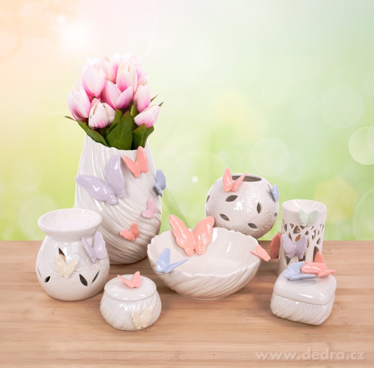 AROMALAMPA na čajové svíčky, BUTTERFLY COLLECTION – náhled 3 | Grand Móda