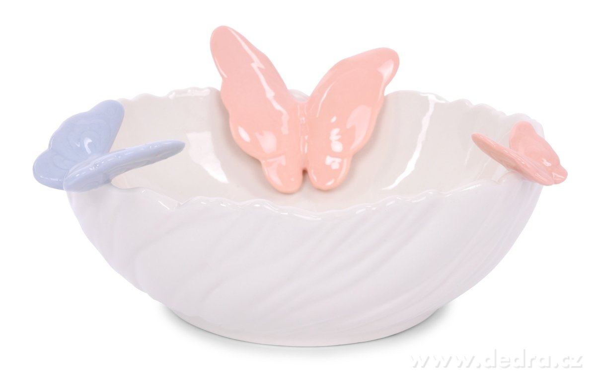 Hluboká mísa na dobroty a jiné dekorace., BUTTERFLY COLLECTION