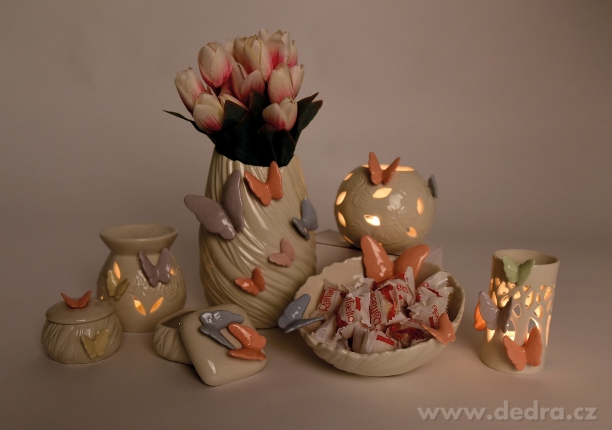 AROMALAMPA na čajové svíčky, BUTTERFLY COLLECTION – náhled 4 | Grand Móda