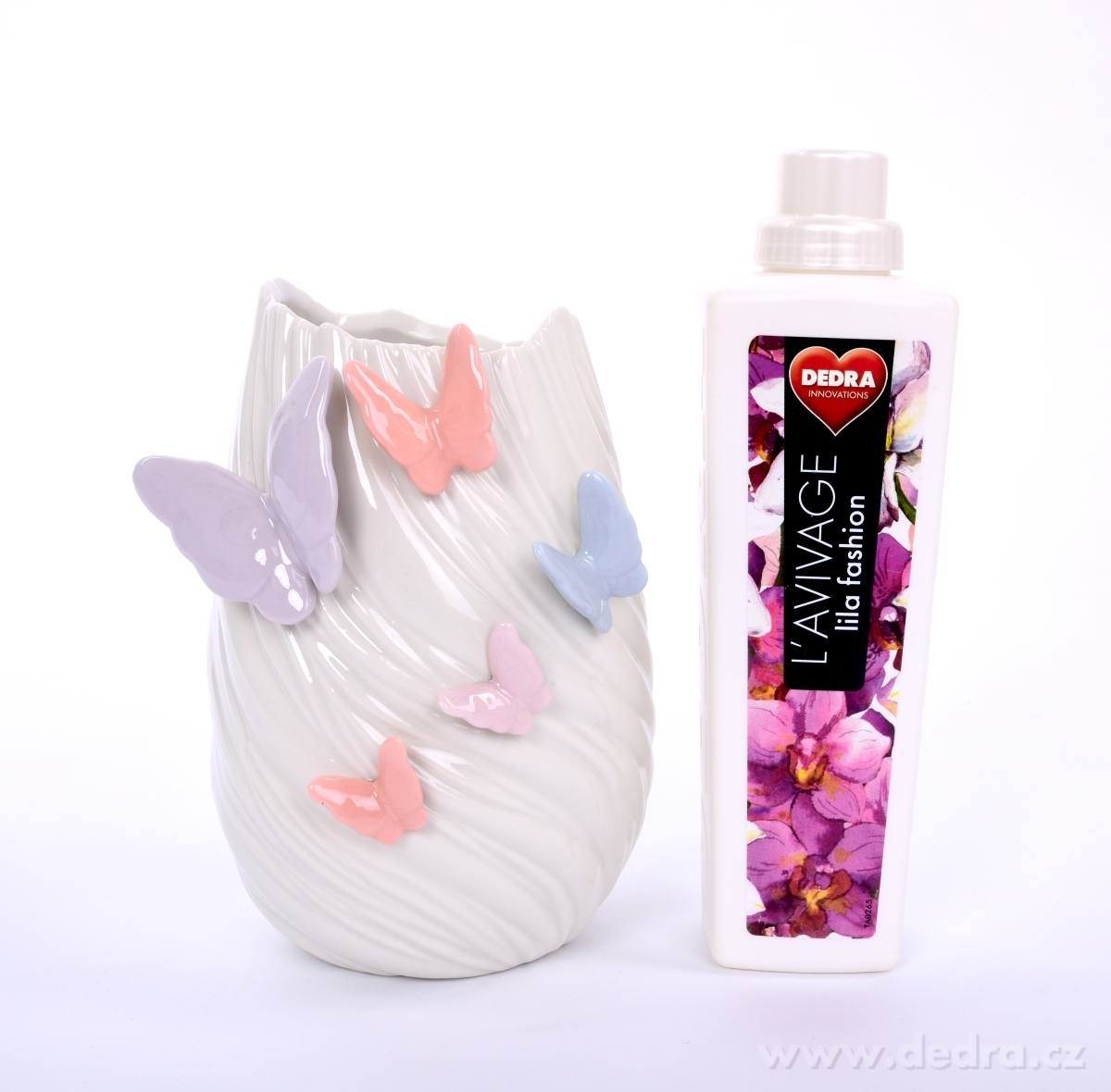 21 cm vysoká váza na květiny, BUTTERFLY COLLECTION – náhled 6 | Grand Móda