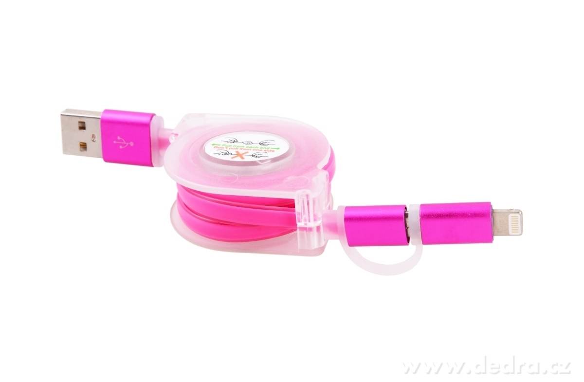 2in 1 USB kabel, s micro USB | Kancelářské potřeby | Grand Móda