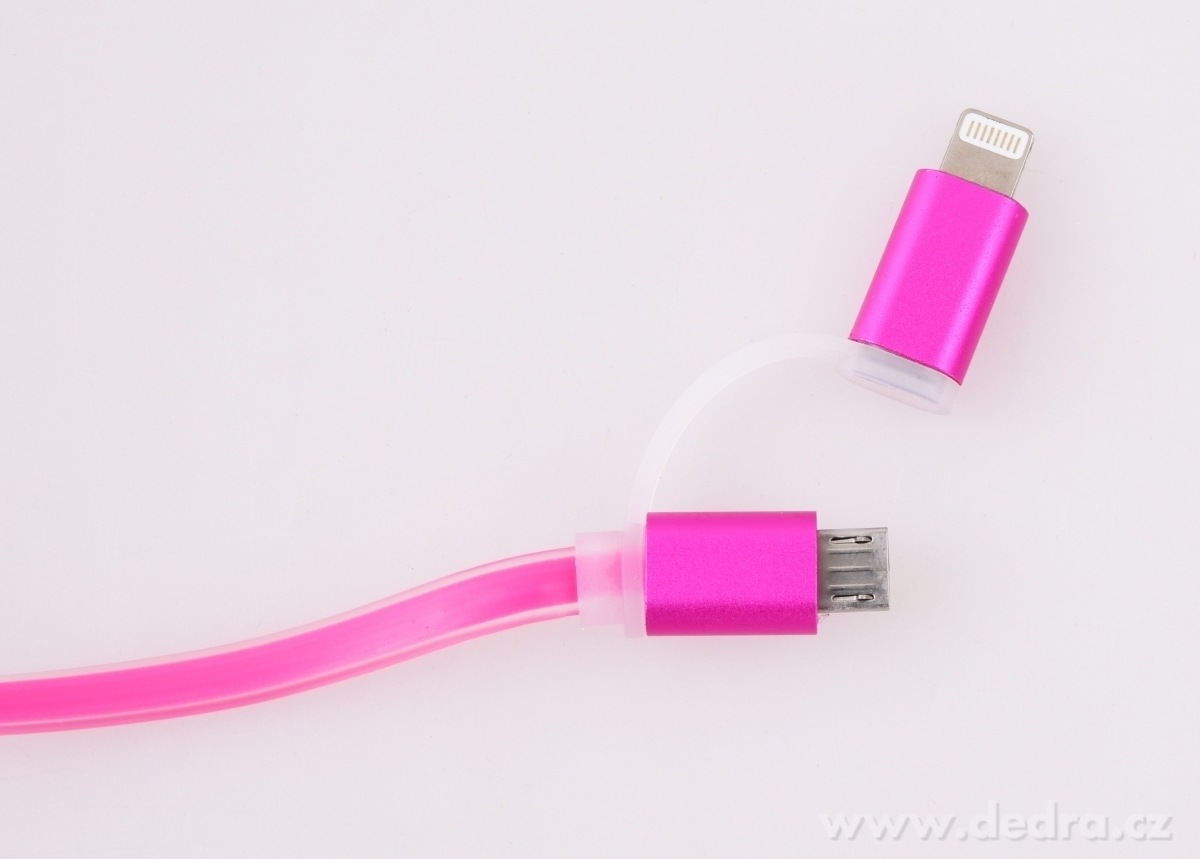 2in 1 USB kabel, s micro USB – náhled 6 | Grand Móda