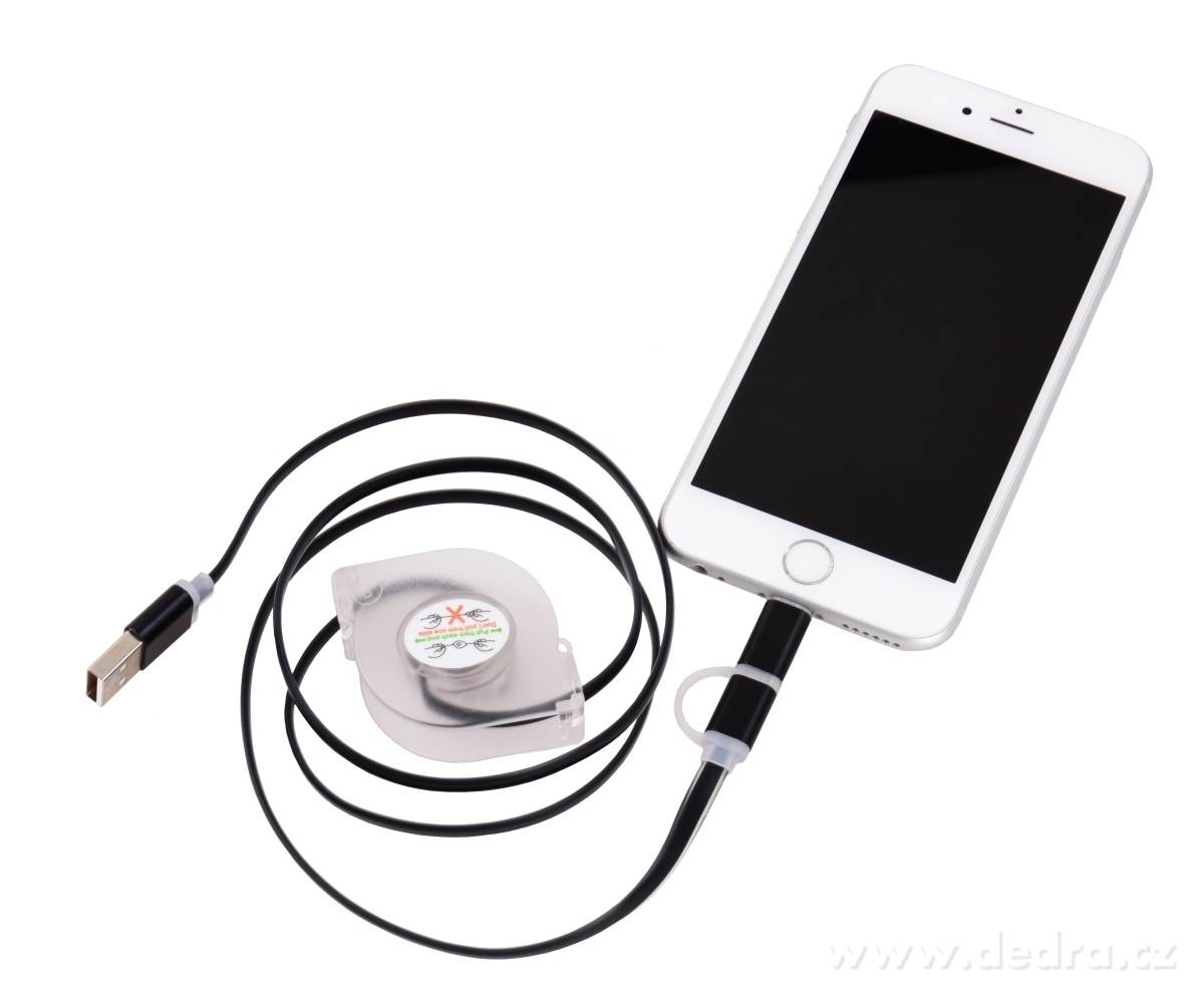 2in 1 USB kabel, s micro USB – náhled 2 | Grand Móda