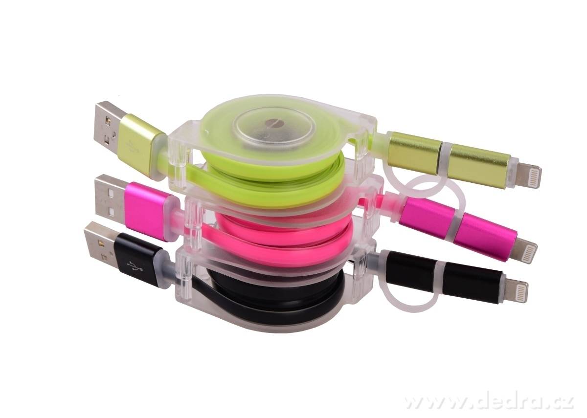2in 1 USB kabel, s micro USB – náhled 3 | Grand Móda