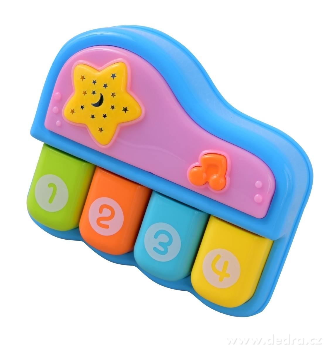 Dětské MINI PIANO, s projekcí hvězdné oblohy – náhled 2 | Grand Móda