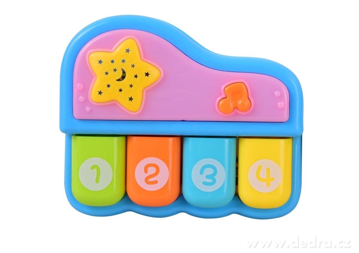 Dětské MINI PIANO, s projekcí hvězdné oblohy – náhled 3 | Grand Móda