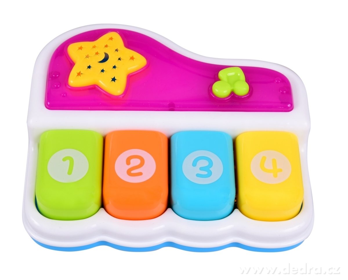 Dětské MINI PIANO, s projekcí hvězdné oblohy | Zvukové a pohyblivé ­čÄÁ | Grand Móda