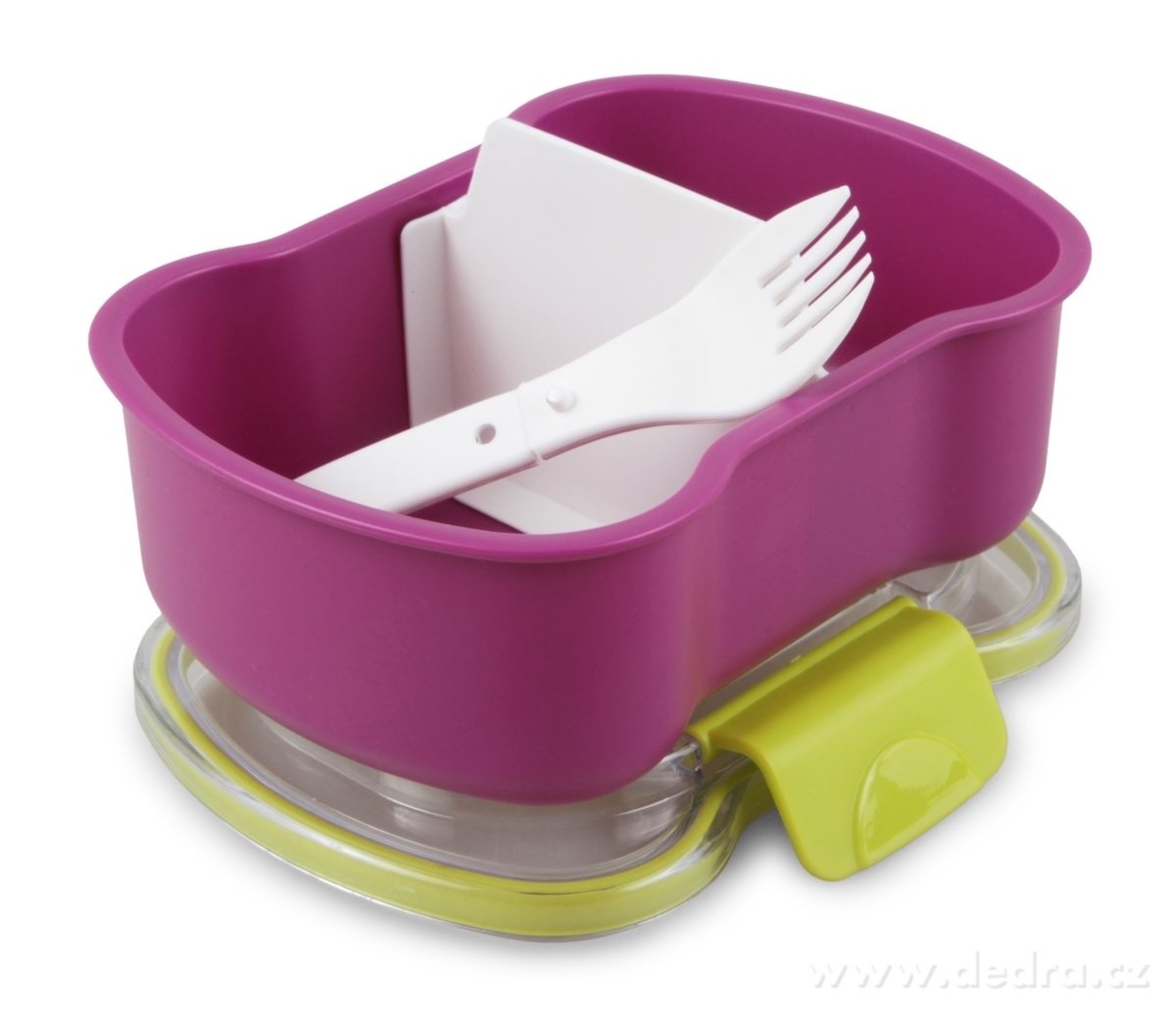 CVAK&CVAK SILIBOX, 2v1 dělený box na jídlo s vidličkou, 700 ml | Jídlo a pití na cesty | Grand Móda