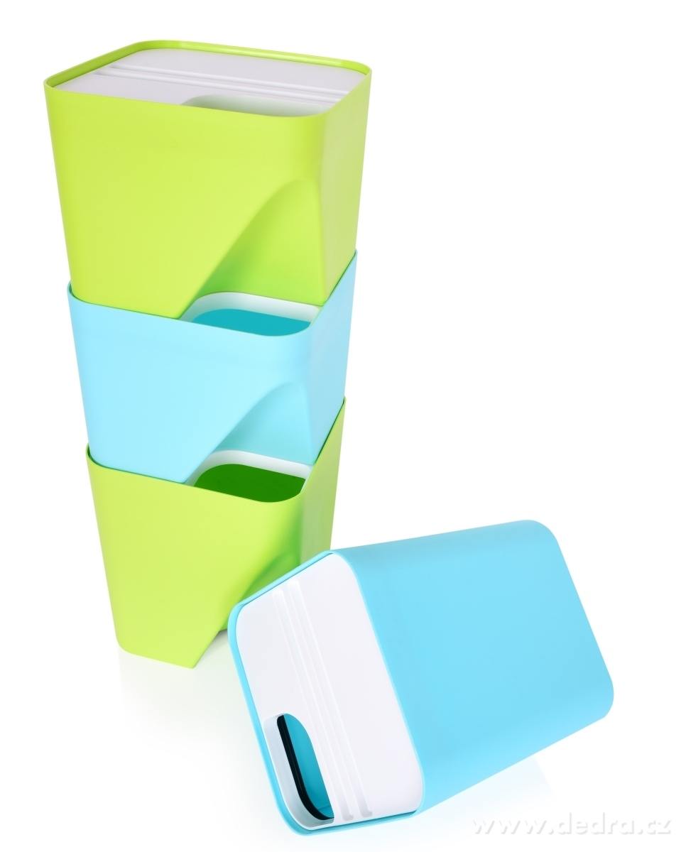 8 L TOTEMUS designový koš, stohovatelný – náhled 3 | Grand Móda