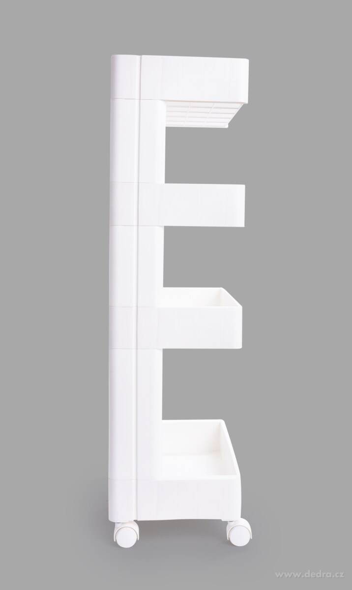 Pojízdný regál ROBUSTON PROFESSIONAL, 4 patrový – náhled 5 | Grand Móda