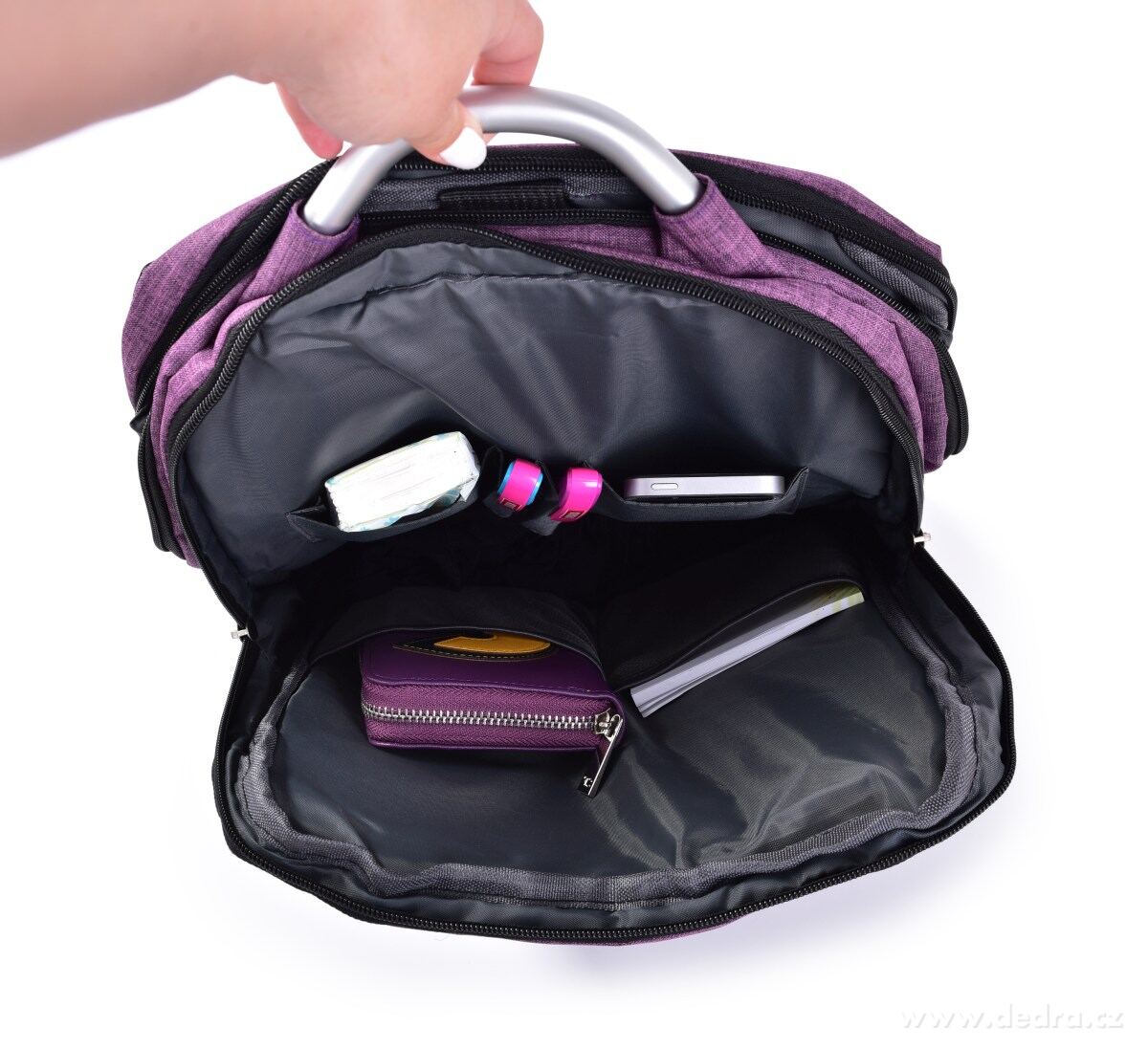 Pevný stylový batoh BUSINESS BAG – náhled 5 | Grand Móda