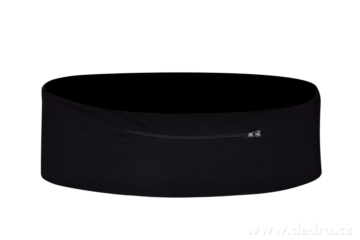PRUŽNÝ SPORTOVNÍ PÁS, se dvěma kapsami na zip