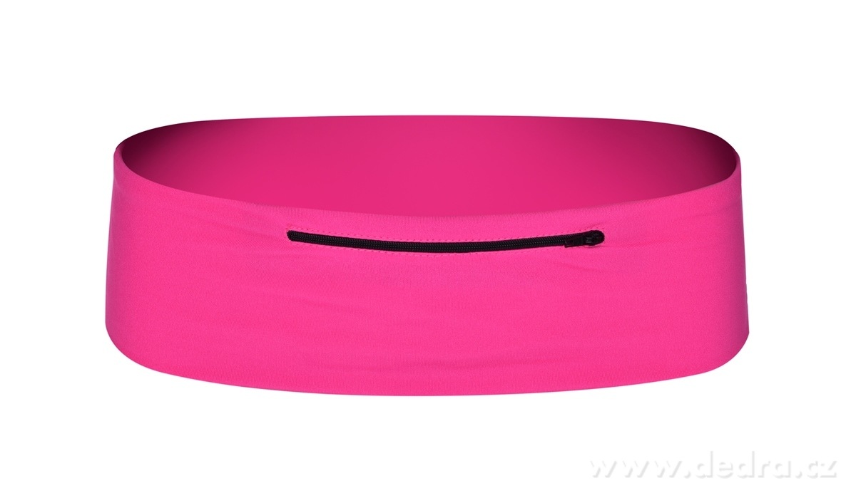 FC SPORT, Elastický pás na běhání a sport, Dvě kapsy na zip pro mobil a drobnosti