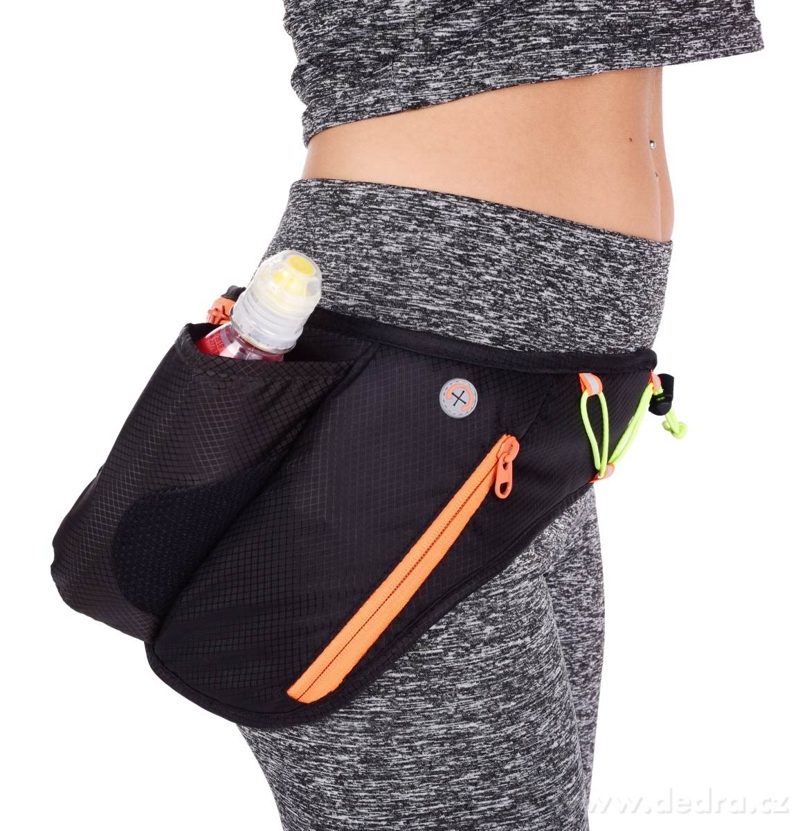 FC SPORT, ledvinka s kapsou na lahev, sportovní pouzdro na běh, kolo & turistiku, černé – náhled 3 | Grand Móda