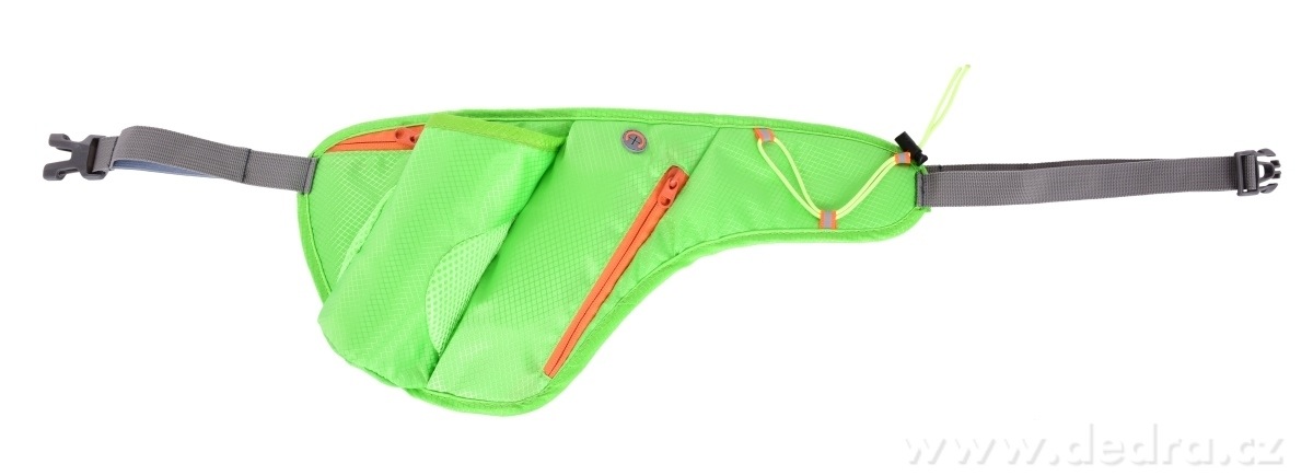 FC SPORT, ledvinka s kapsou na lahev, sportovní pouzdro na běh, kolo & turistiku, jasně zelené | Organizéry a pouzdra | Grand Móda