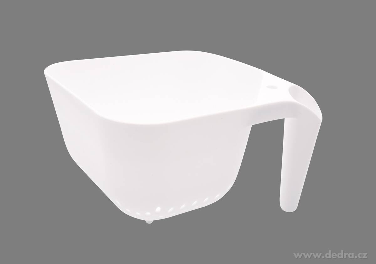 XXL SQUARE CEDNÍK, z pevného plastu | Cedníky a sítka | Grand Móda