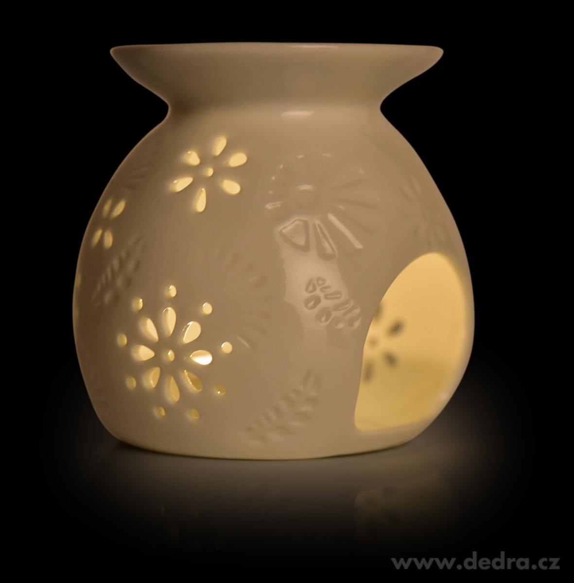 Keramická aromalampa, na čajové svíčky – náhled 4 | Grand Móda