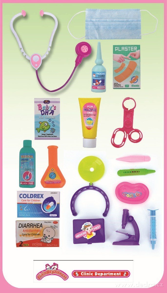 HODNÁ DOKTORKA dětský doktorský set – náhled 6 | Grand Móda