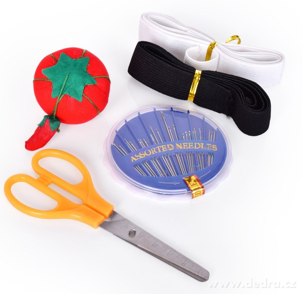 ŠVADLENKA, velký domácí šicí kufřík se 220 šicími potřebami, plastový box s uchem, 21 cm – náhled 4 | Grand Móda