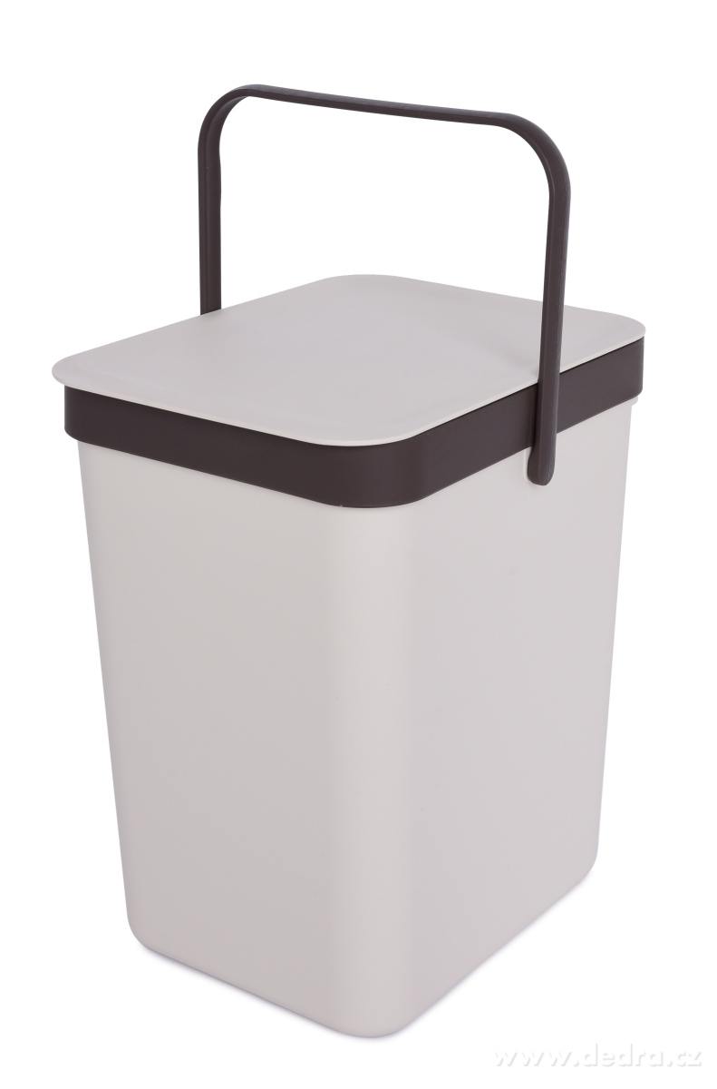 16 L Závěsný odpadkový koš s odklápěcím víkem a uchem | Náčiní | Grand Móda