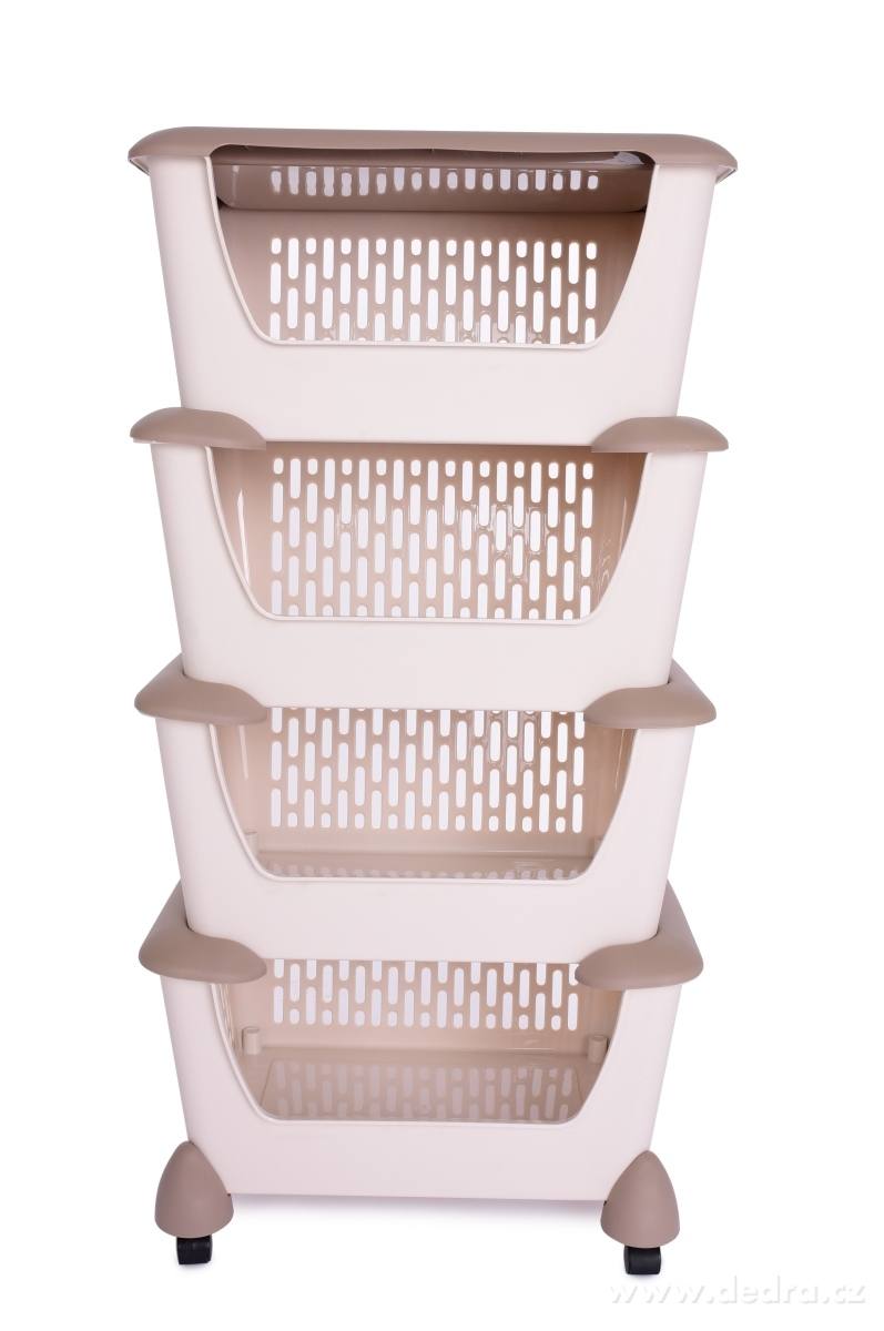 4 patrový pojízdný regál – náhled 2 | Grand Móda