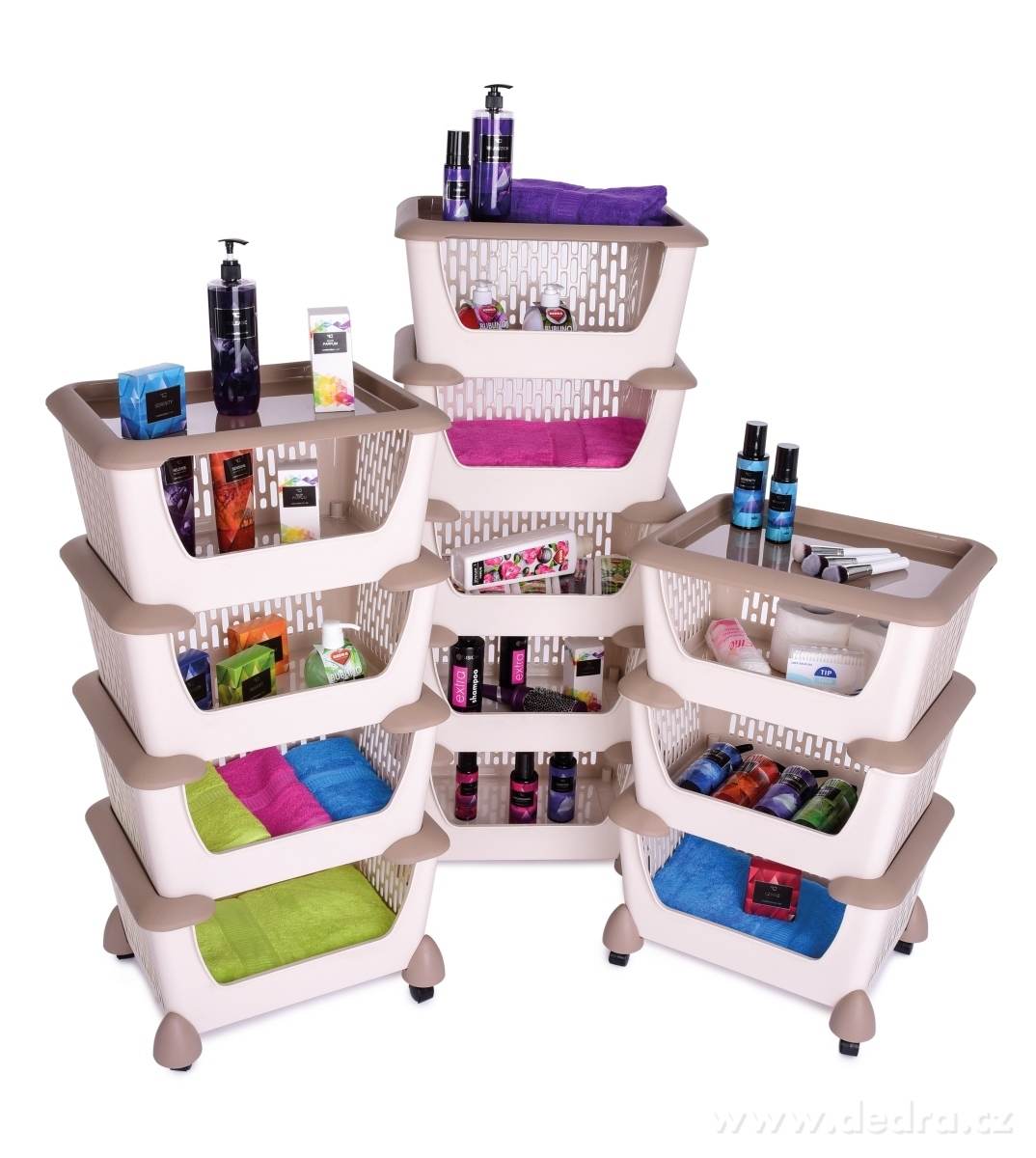 5 patrový pojízdný regál – náhled 3 | Grand Móda