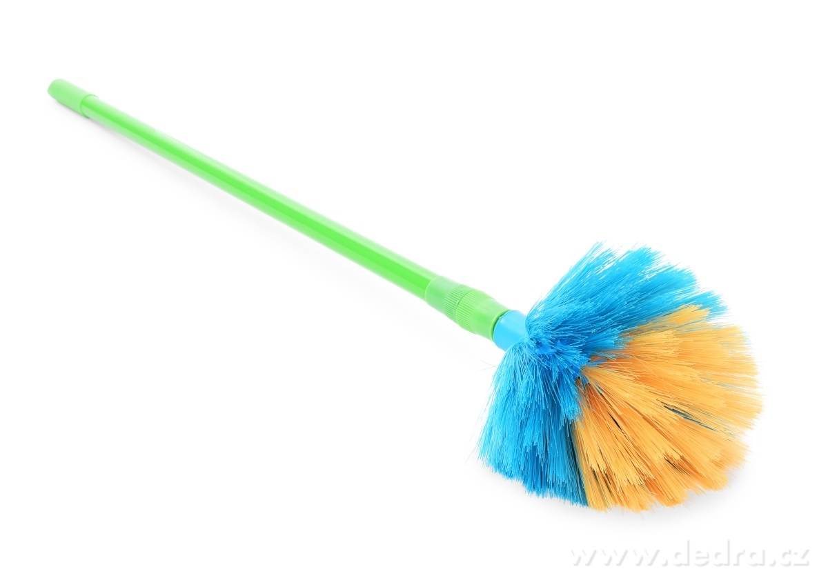 PAVUČINÁTOR, teleskopický vymetač pavučin 152 cm, modrý | Kartáče | Grand Móda