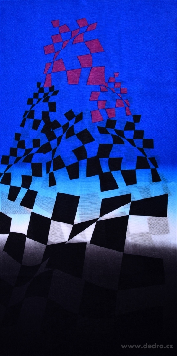 Multifunkční šátek, abstraktní kostky – náhled 2 | Grand Móda