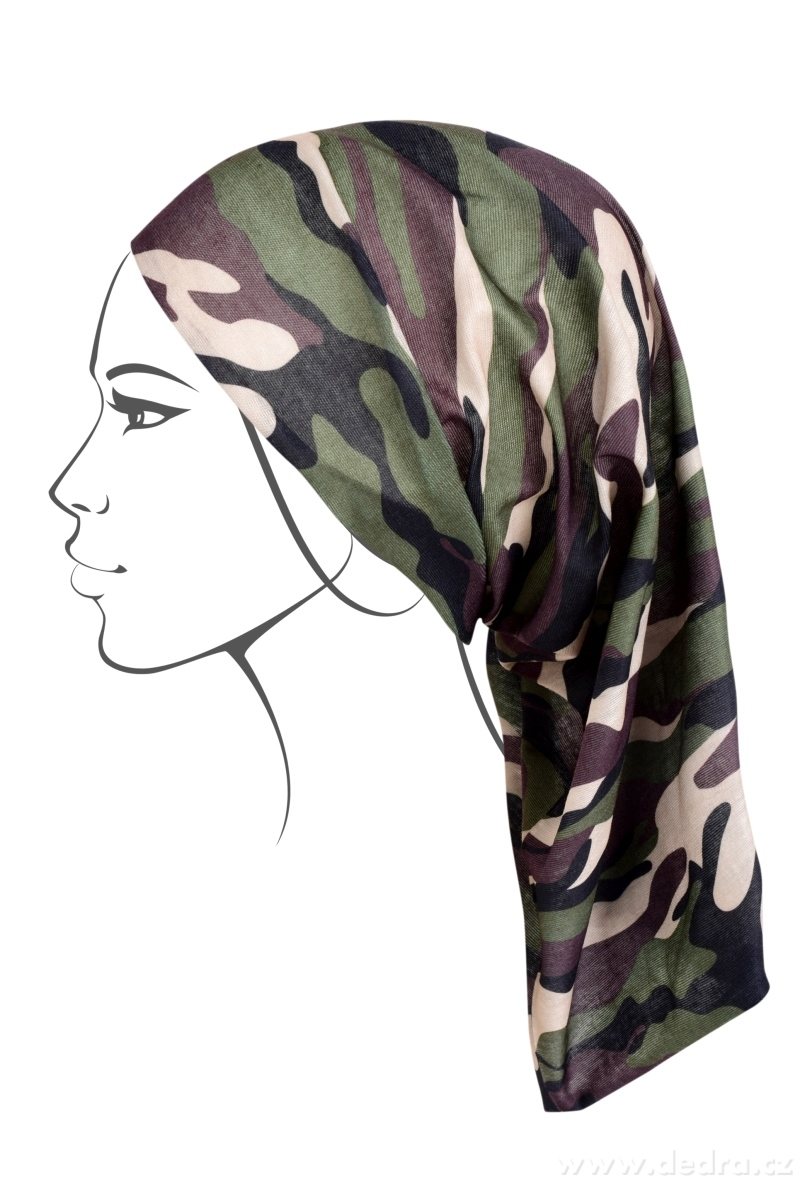 AIRFLEX, multifunkční šátek, pro sport & ochranu, univerzální velikost, ARMY – náhled 4 | Grand Móda