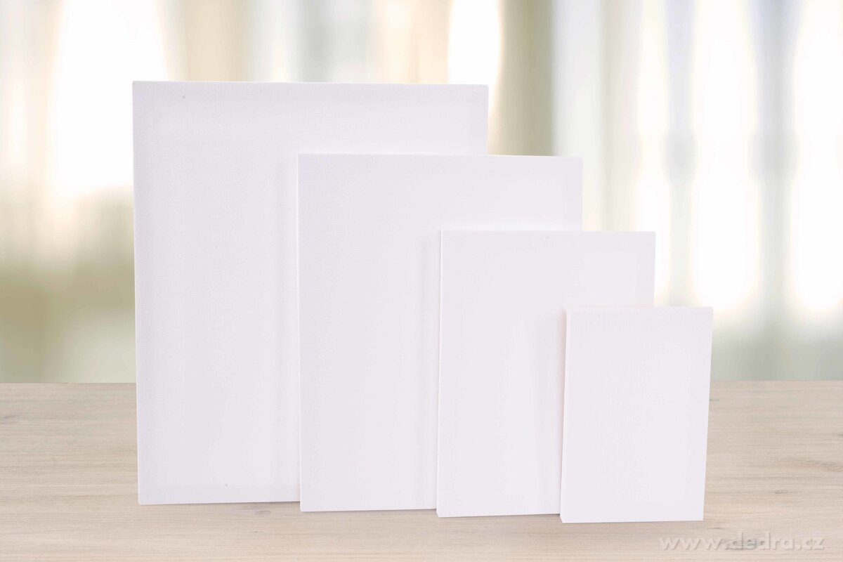 ART, sada 4 ks malířských pláten na rámu, různé velikosti | Tvořivé hraní ­čîł | Grand Móda