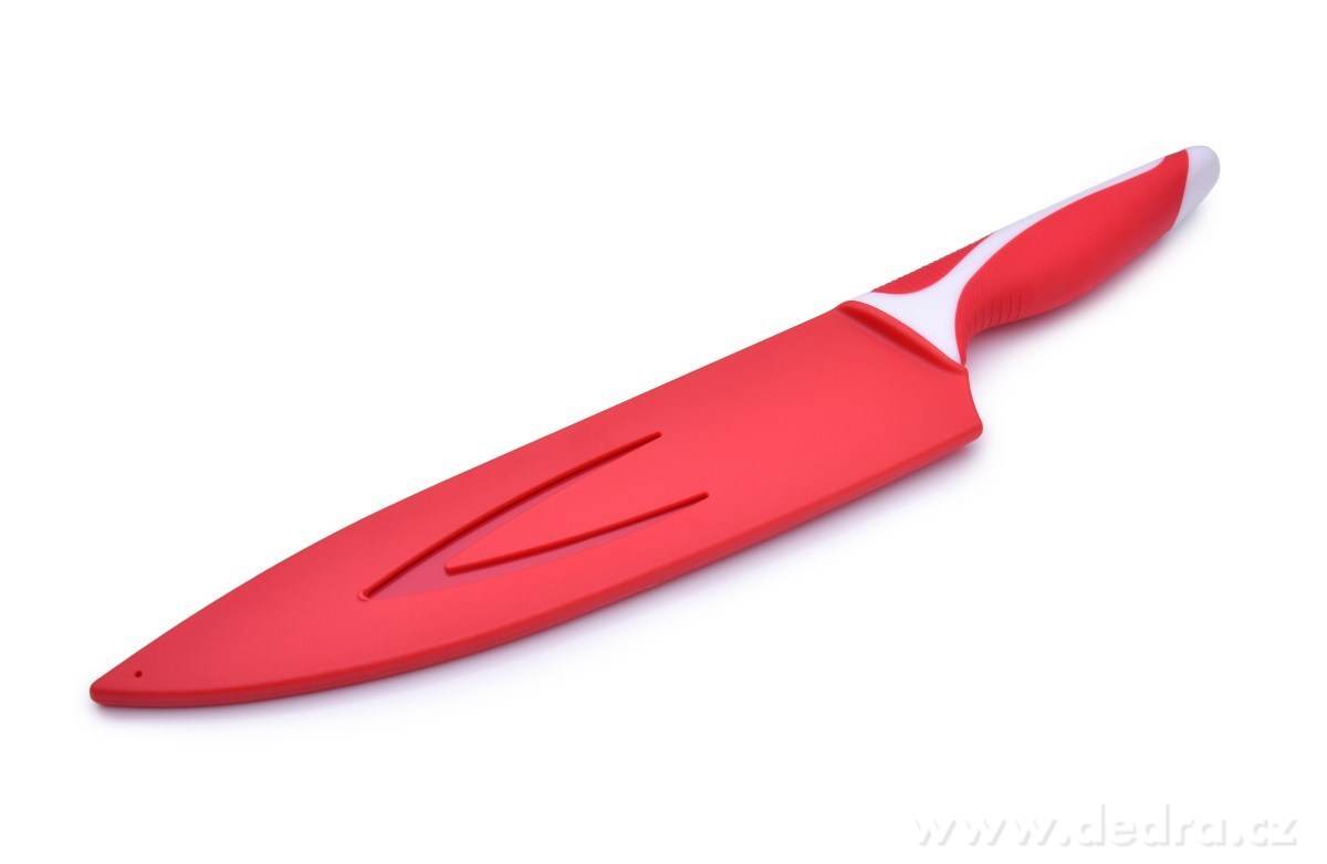 6 KS SADA BAREVNÝCH NOŽŮ A ŠKRABKY, z nerezové oceli – náhled 5 | Grand Móda