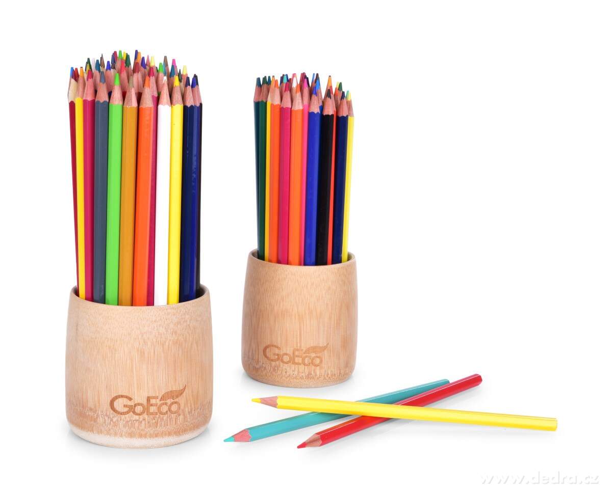 GoEco®, bambusový stojánek na kartáčky a uchošťoury – náhled 4 | Grand Móda