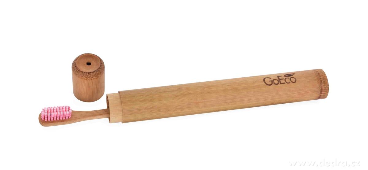 Cestovní pouzdro na zubní kartáček z bambusu GoEco®, 100% kompostovatelné – náhled 4 | Grand Móda