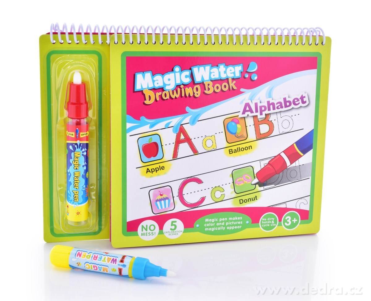 ABECEDA, kouzelná kreslící vodní knížka | Tvořivé hraní ­čîł | Grand Móda