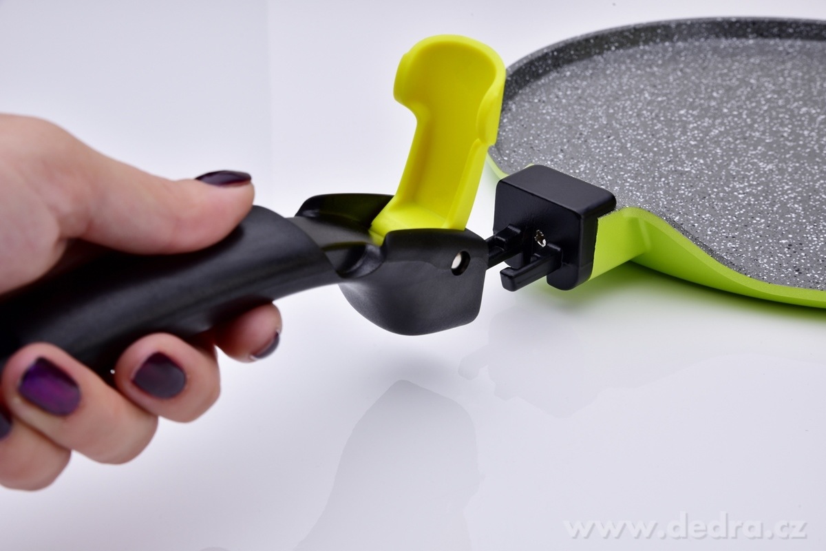 BIOPAN®, nepřilnavá pánev na palačinky, omelety a pizzu, Ø 25 cm, odnímatelná rukojeť – náhled 6 | Grand Móda