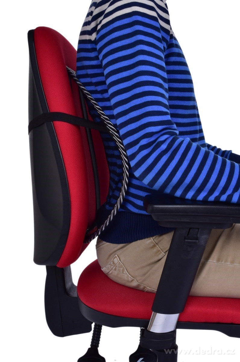 ANATOMIXX, ergonomická bederní opěrka zad s masážními body, na židli & do auta – náhled 5 | Grand Móda