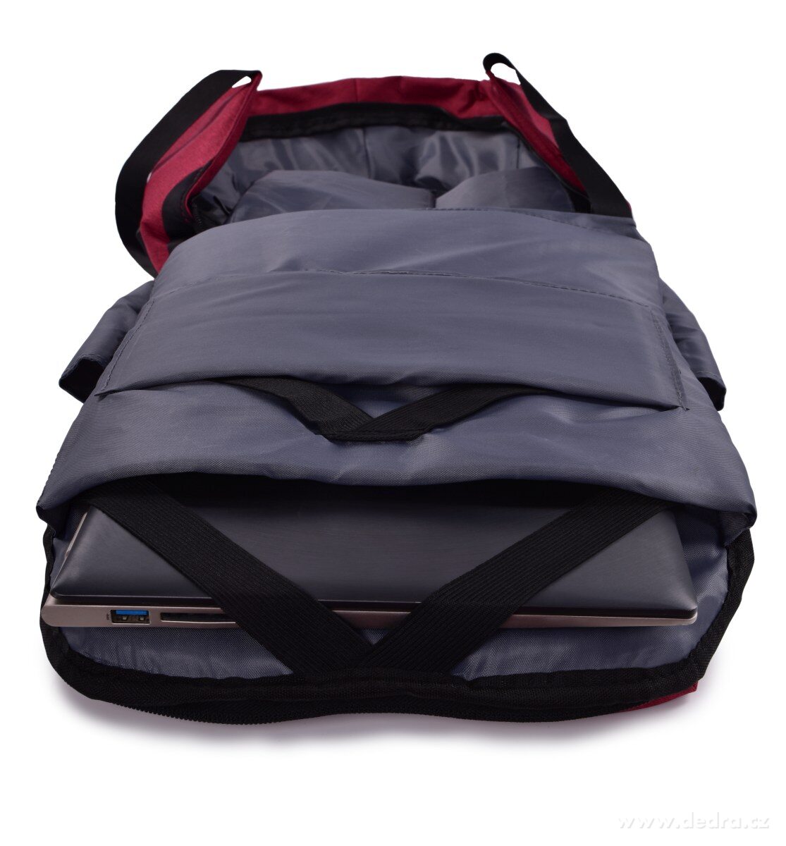 Bezpečný batoh TRAVEL&STUDENT s USB připojením a výstupem na sluchátka – náhled 6 | Grand Móda