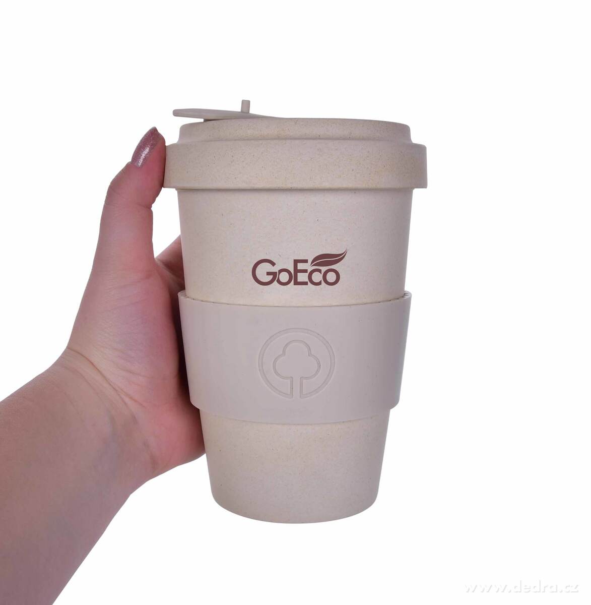 XL KELIMERO® GoEco® 500 ml hrnek a šroubovací víko, s bambusovou vlákninou – náhled 4 | Grand Móda