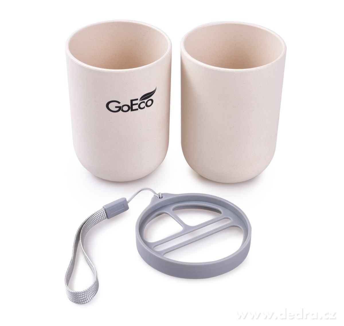 3v1 CESTOVNÍ POUZDRO na zubní kartáčky a pastu, z kukuřice a bambusu – náhled 5 | Grand Móda