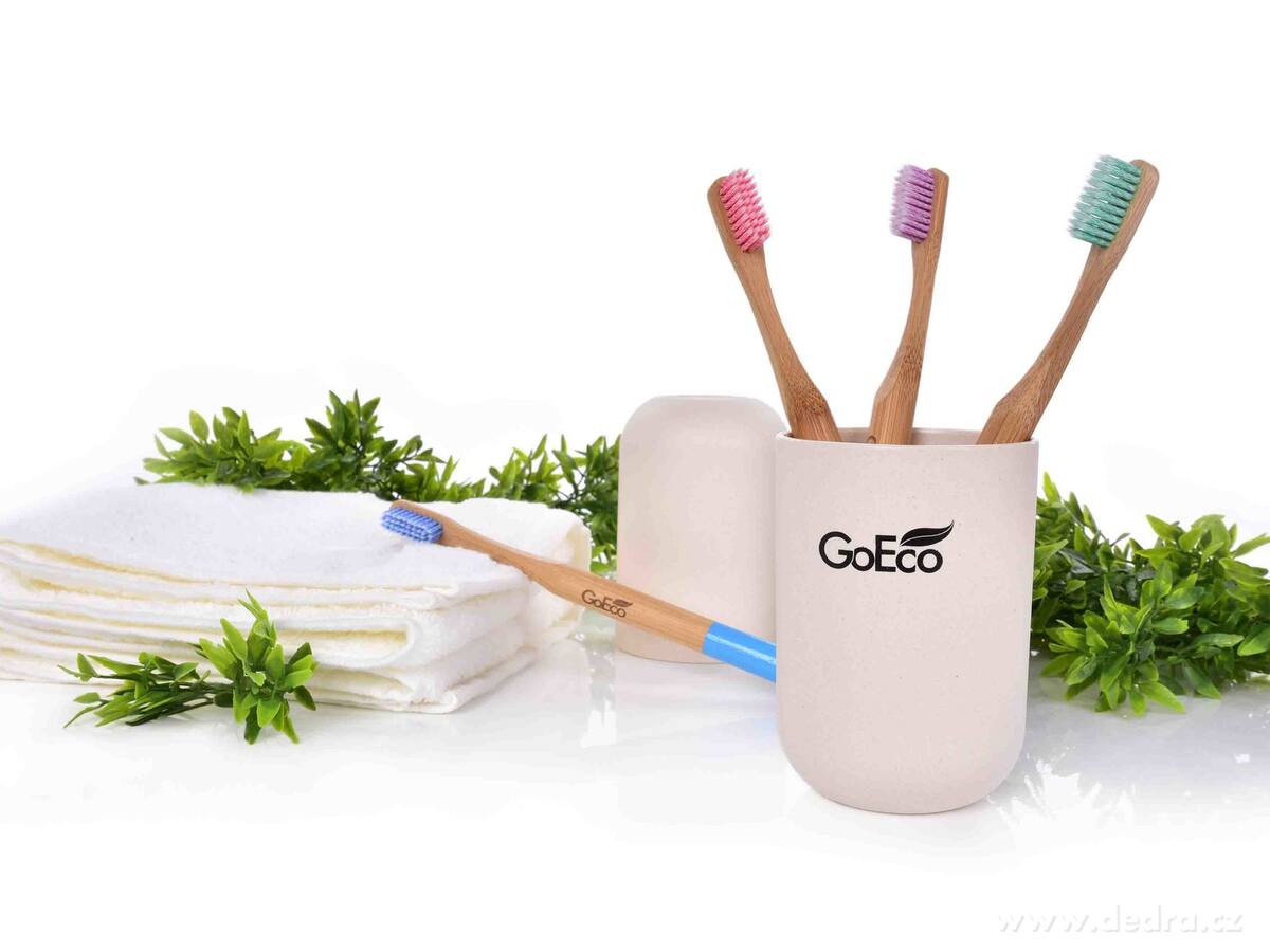 Zubní kartáček GoEco® BAMBOO, z bambusu s velmi měkkými štětinkami – náhled 3 | Grand Móda