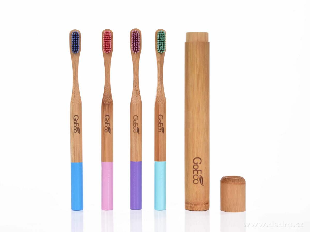 Zubní kartáček GoEco® BAMBOO, z bambusu s velmi měkkými štětinkami – náhled 6 | Grand Móda