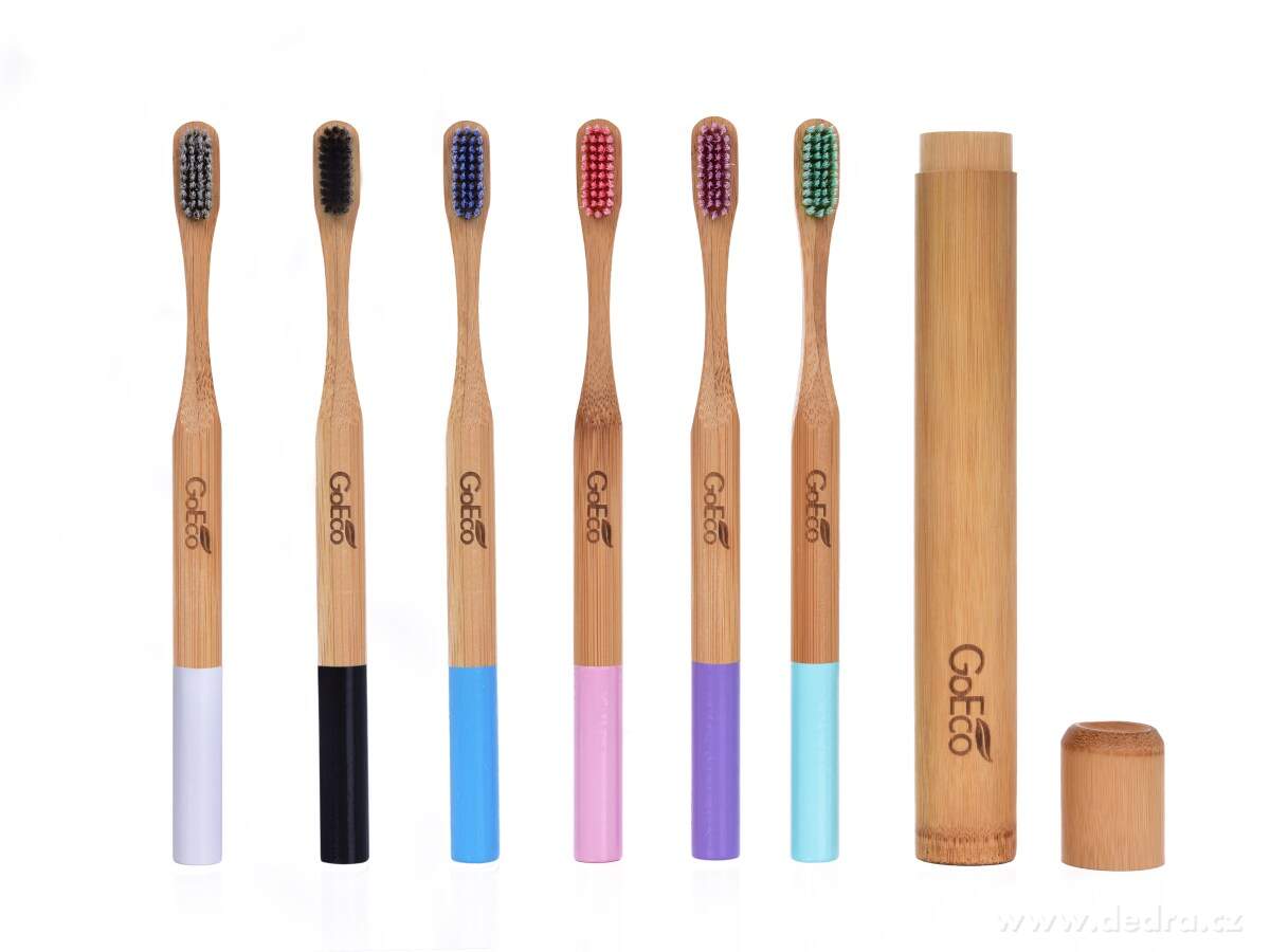 Zubní kartáček GoEco® BAMBOO, z bambusu s velmi měkkými štětinkami – náhled 5 | Grand Móda