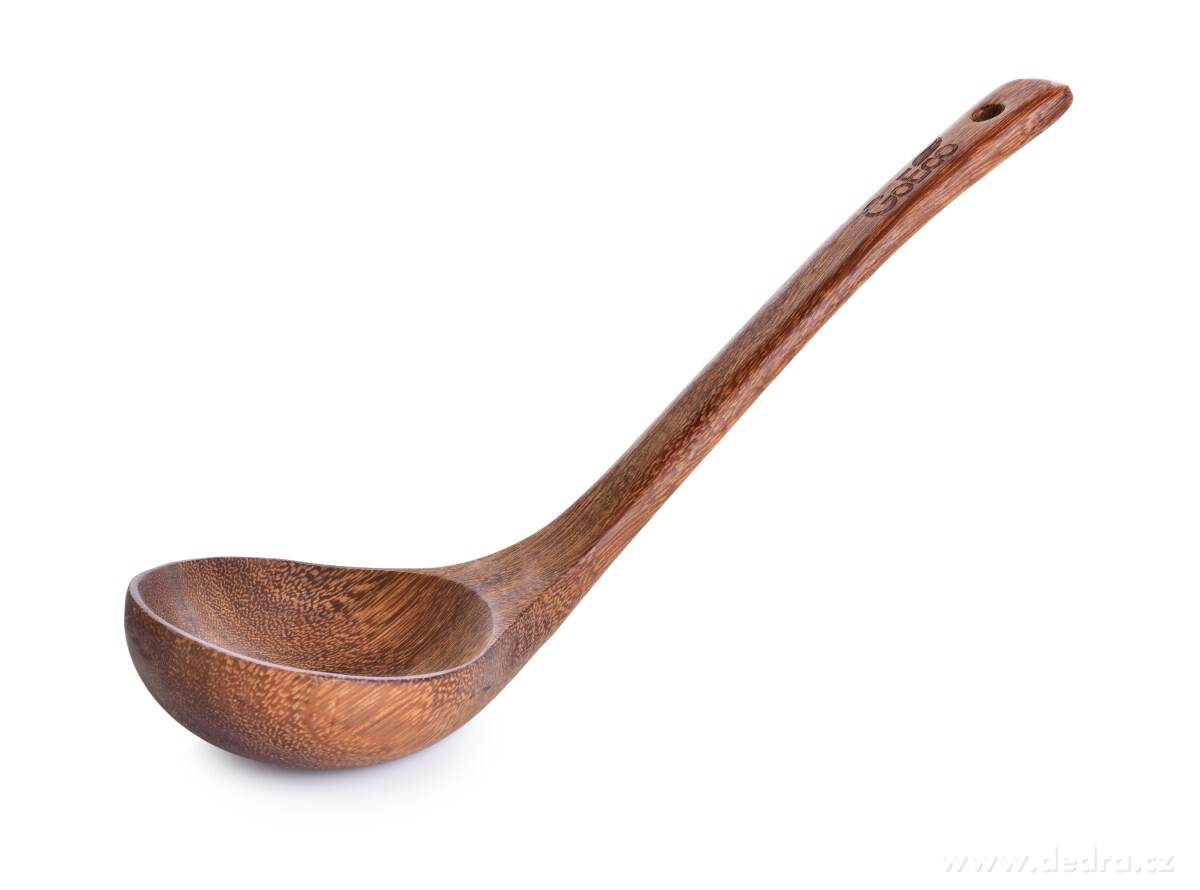 GoEco®, Naběračka z tropického tvrdého dřeva Cassia Siamese, 28 cm – náhled 2 | Grand Móda