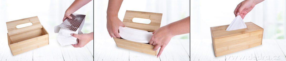 GoEco®, Bambusová kazeta na papírové kapesníky – náhled 3 | Grand Móda